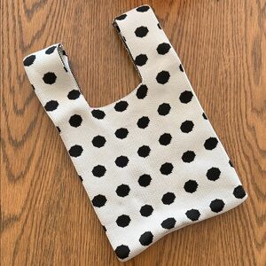 Polka Dot Stretchy Tote Bag
